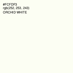 #FCFDF3 - Orchid White Color Image